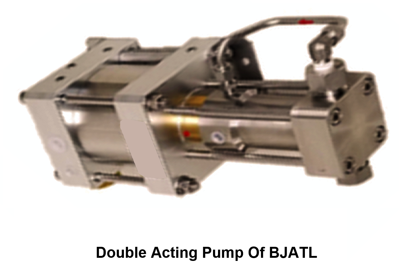Double acting high pressure pump